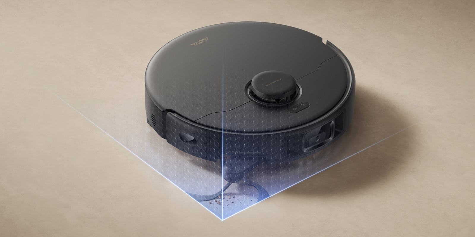 Anti-tangle MaxiReach Brush Vacuuming