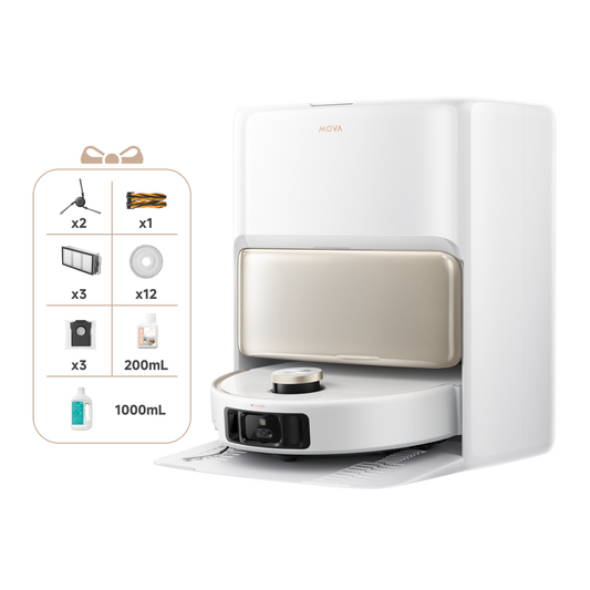 mova v50 uc robot vacuum white with station