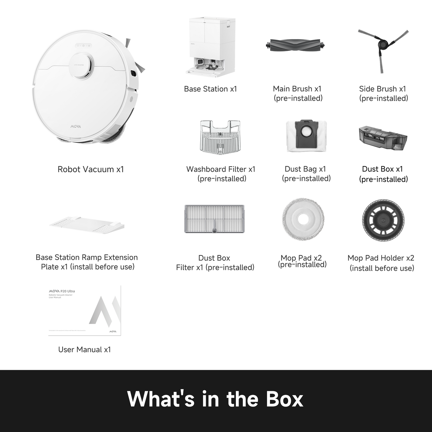 MOVA P20 Ultra Robot Vacuum
