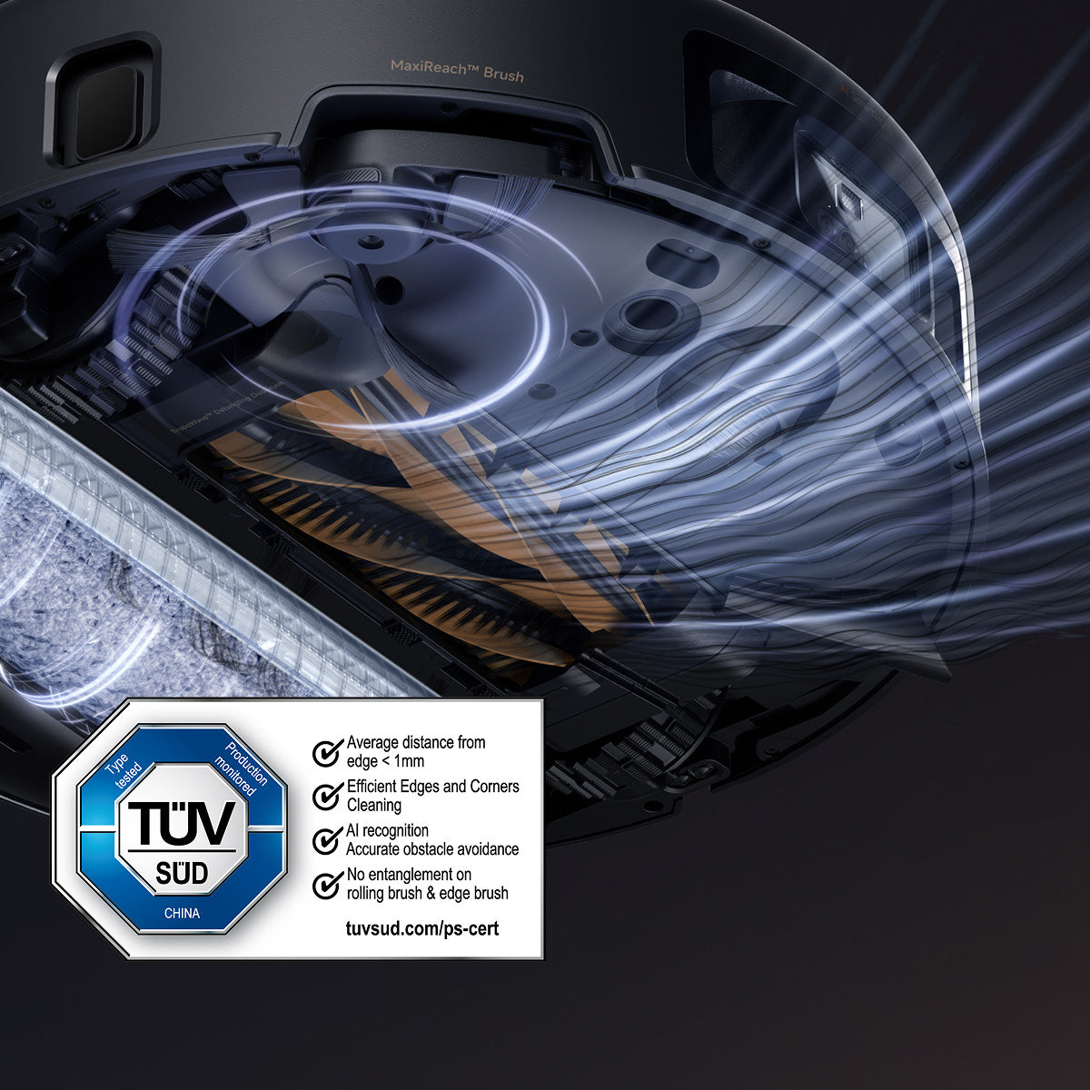 Anti-tangle TroboWave™ DuoBrush
Double Action, Half Hassle