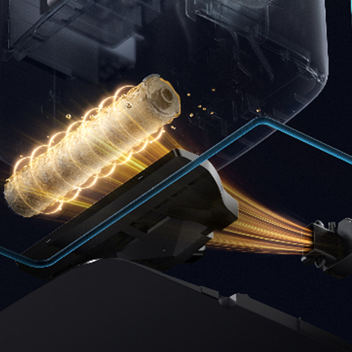 Auto Mop Drying with Hot Air