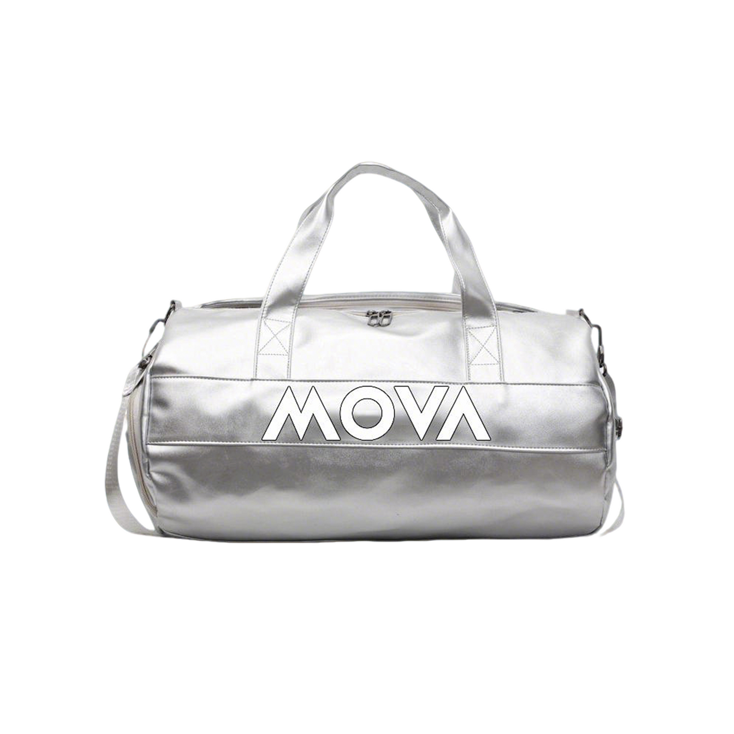 MOVA Silver PU Gym Bag (Handheld) (Discount)