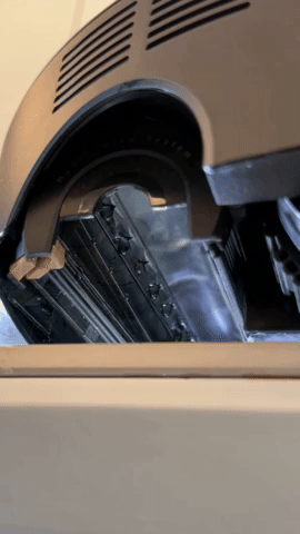 mova robot vacuum cleaning animation