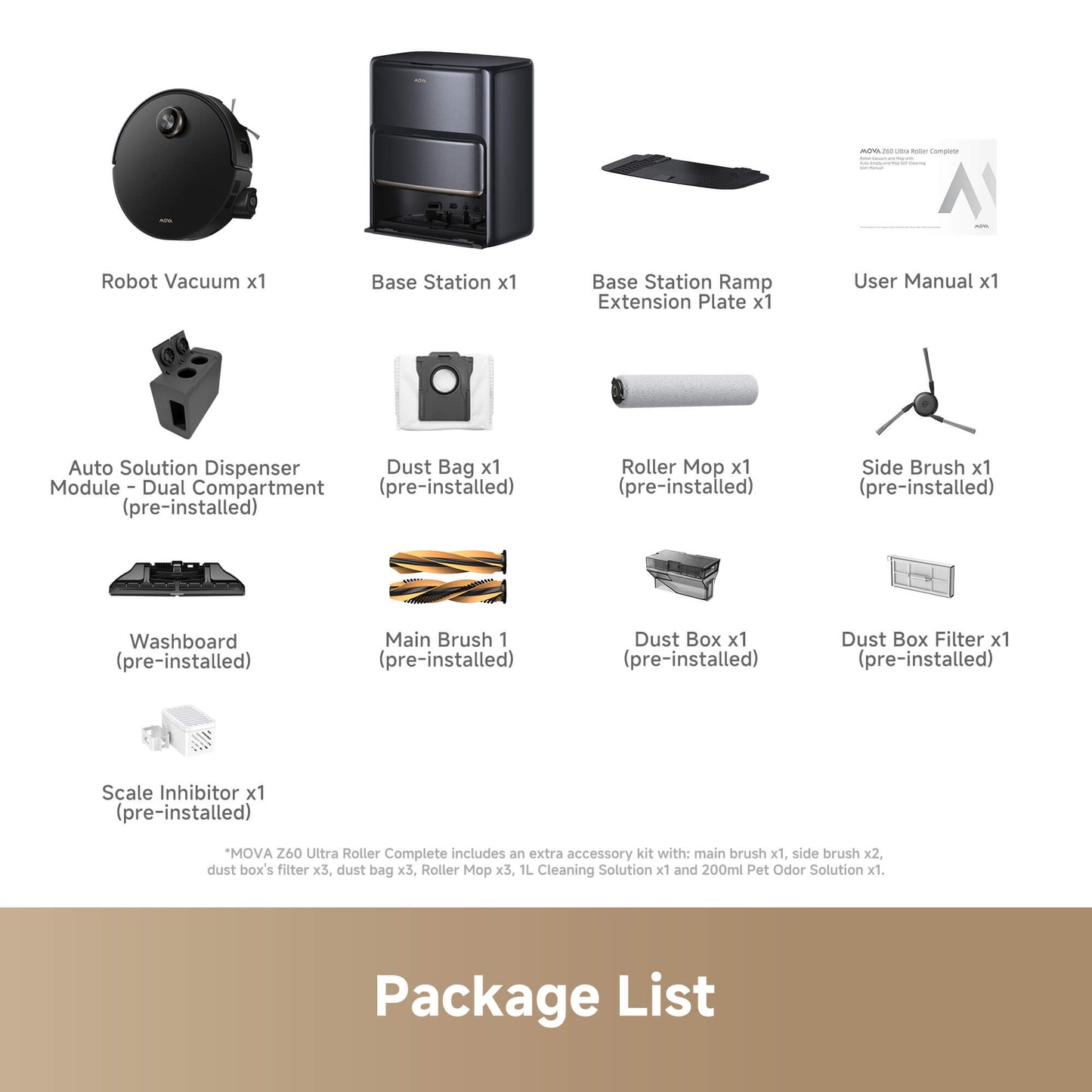 Z60 Ultra Roller Complete Robot Vacuum