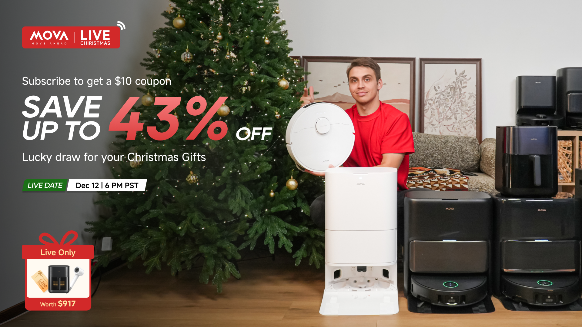 MOVA US Live Stream 2025: Exclusive Holiday Deals and Giveaways