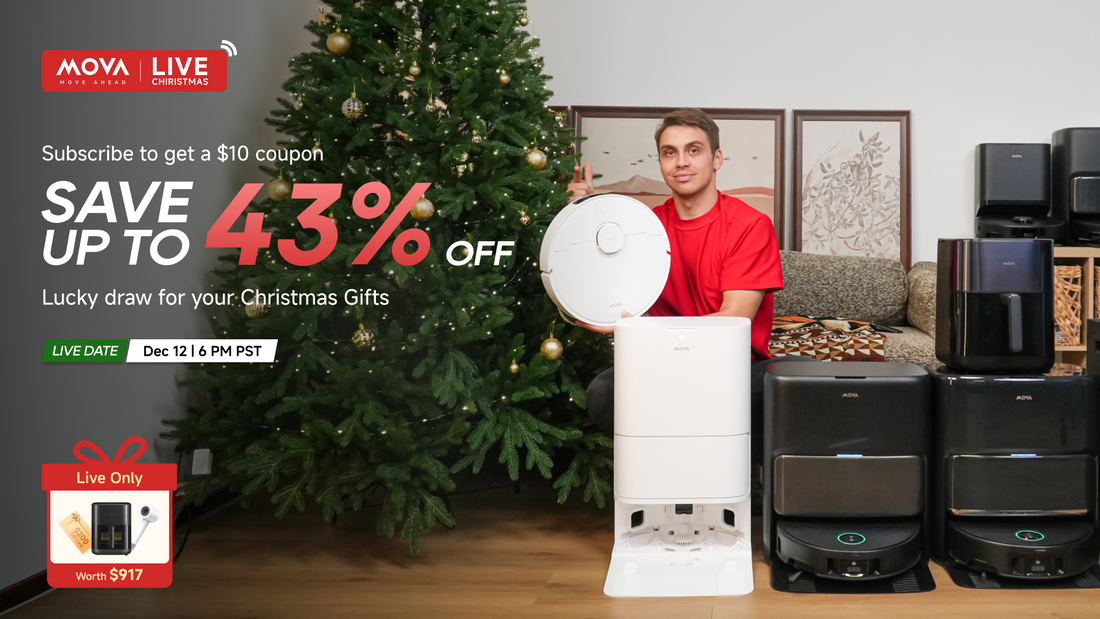 MOVA US Live Stream 2025: Exclusive Holiday Deals and Giveaways