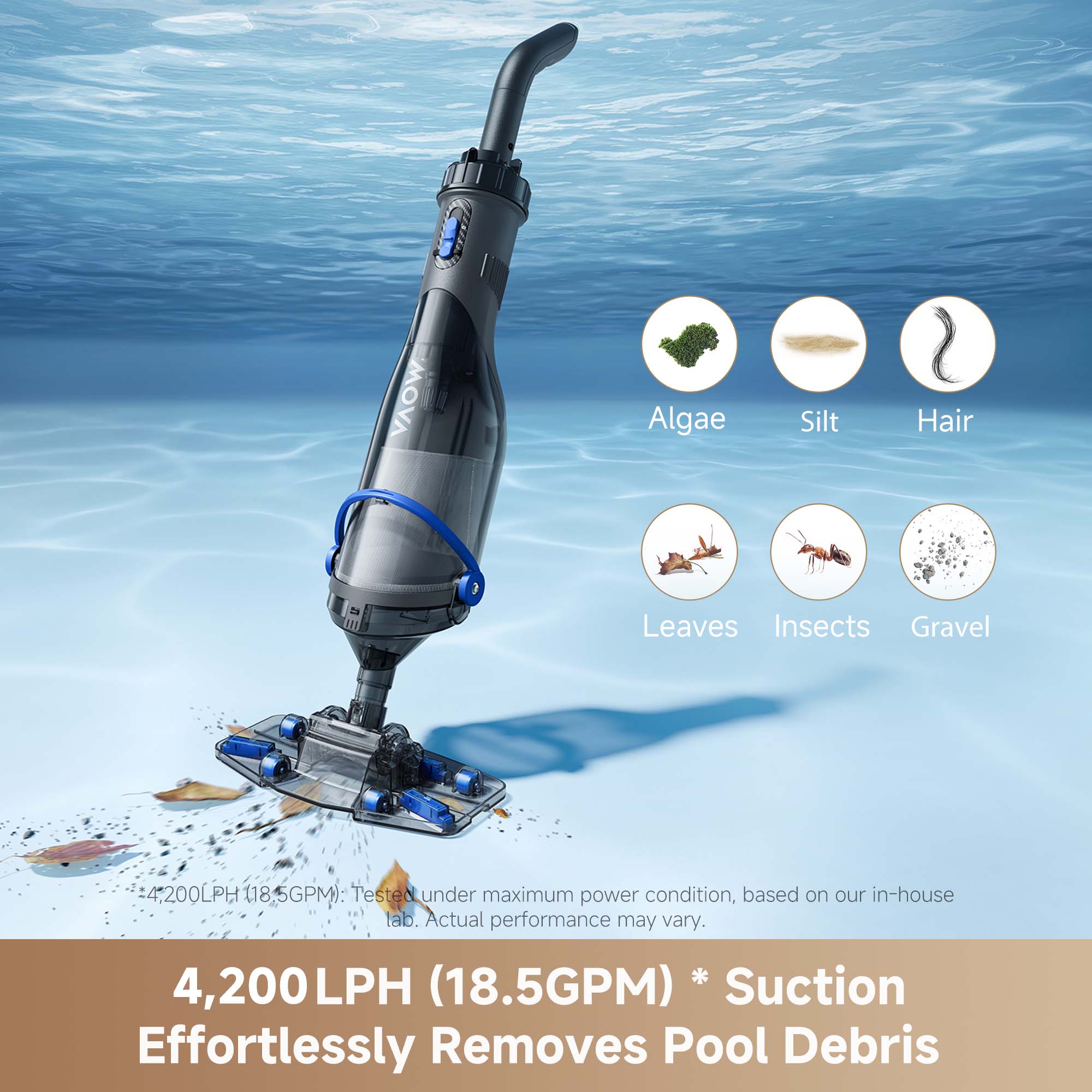 MOVA スティッククリーナー 本体 MOVA Handler V10 Cordless Handheld Pool Vacuum | MOVA US