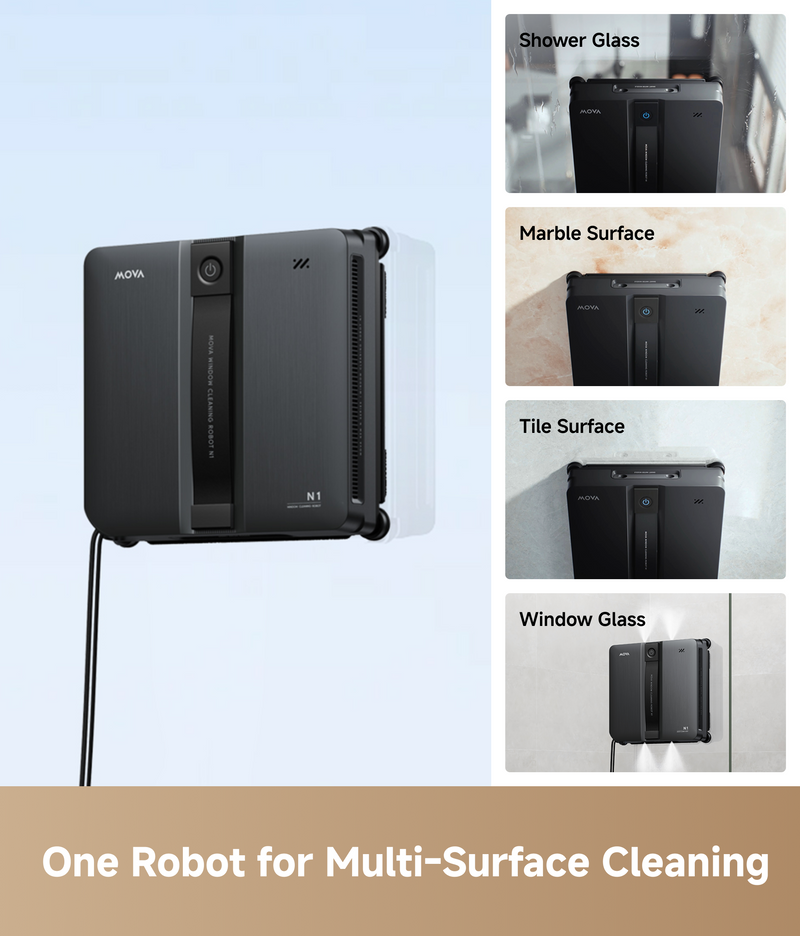 Multisurface Cleaning in a Single Robot - 