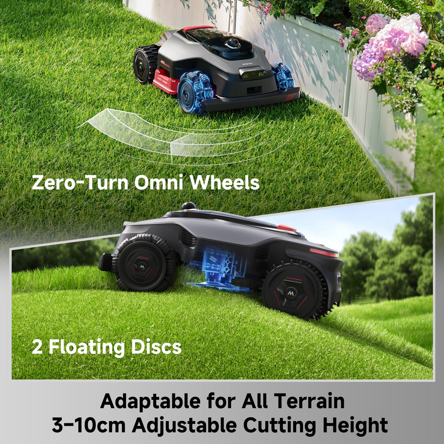 MOVA Lidax Ultra 2000 AWD Robotic Lawn Mower | 0.5 Acre