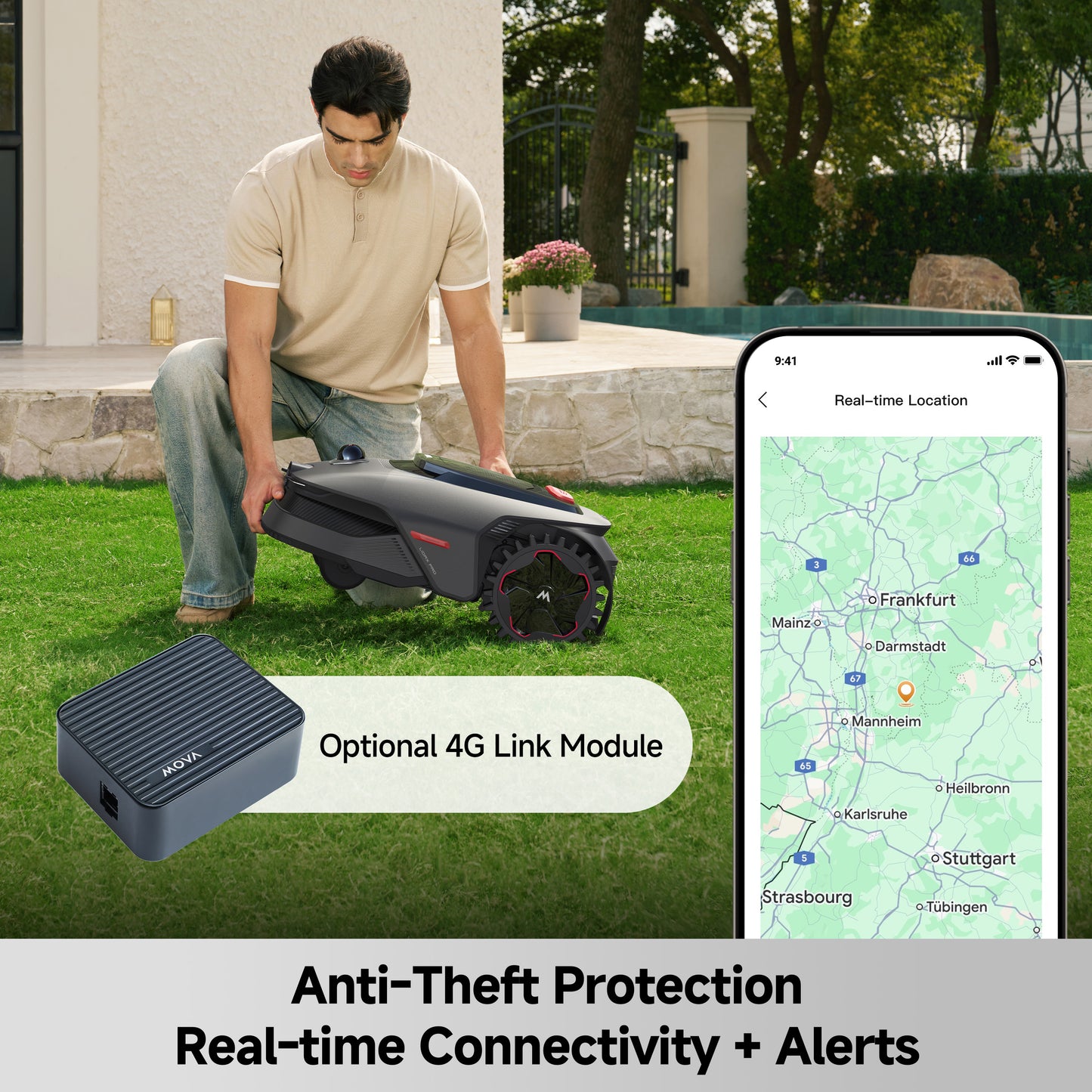 MOVA Lidax Pro 800 Robotic Lawn Mower | 0.2 Acre