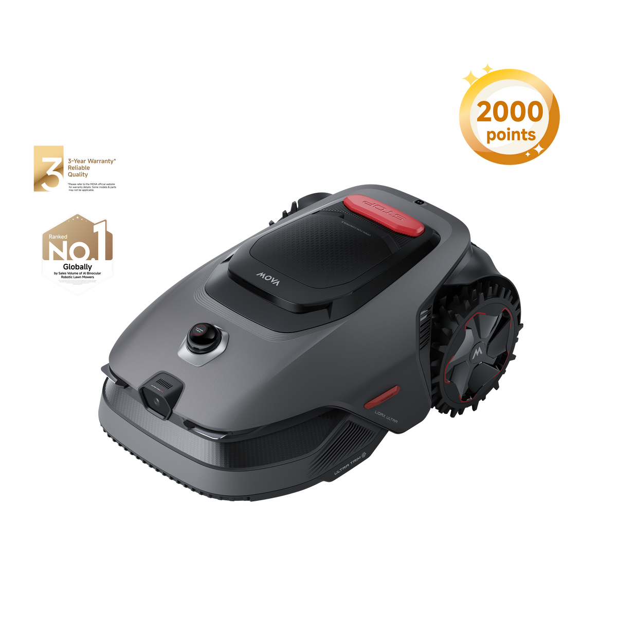 MOVA Lidax Pro 800 Robotic Lawn Mower | 0.2 Acre