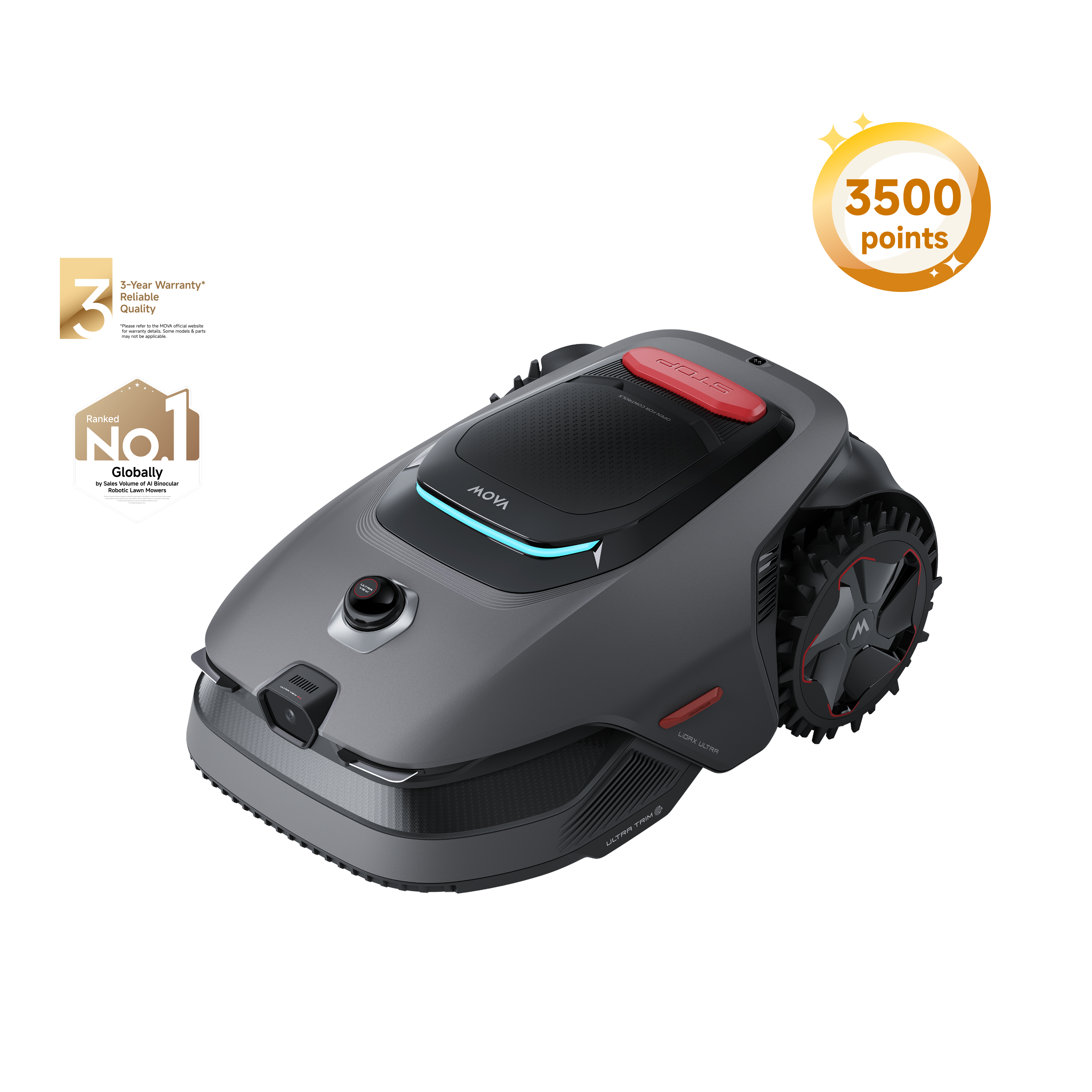 Saisonstart MOVA LIDAX Ultra 2000 Lawn Mower | 0.5 acre