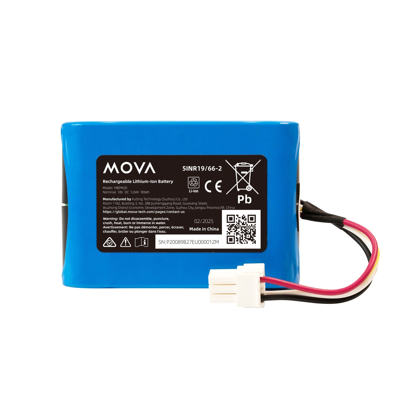 MOVA Battery 5Ah（18V）