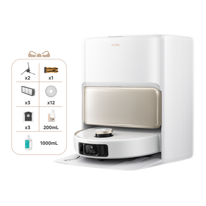 mova v50 uc robot vacuum white with station