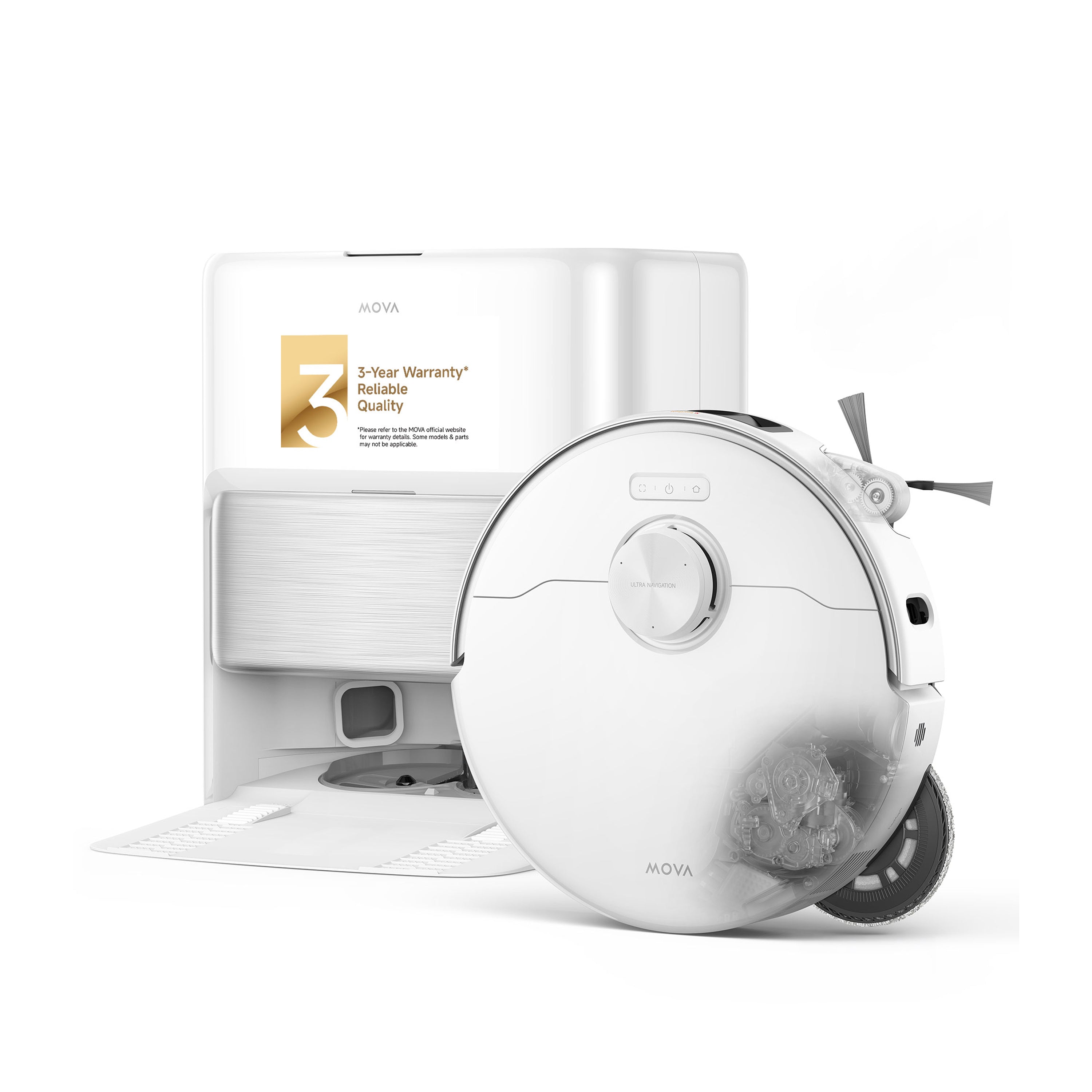 MOVA P70 Pro Ultra Robot Vacuum White - White