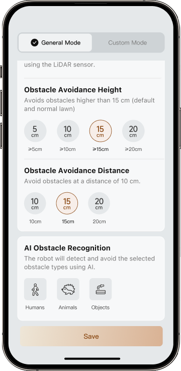 AI obstacle Recognition
