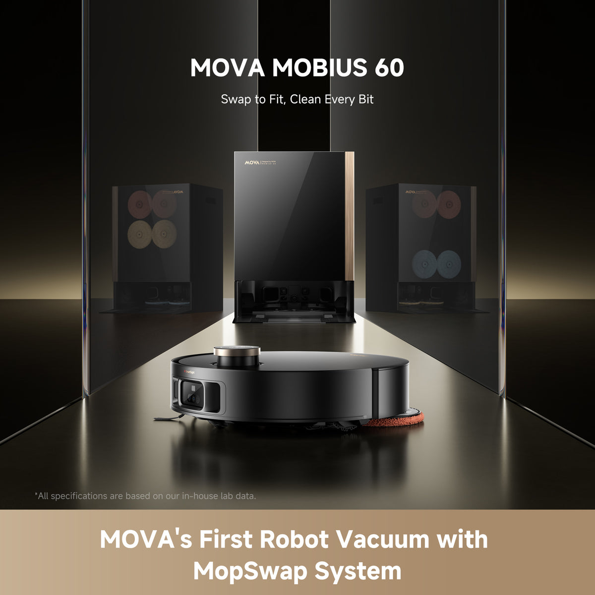 MOVA MOBIUS 60 Robot Vacuum & Mop Combo | MOVA US