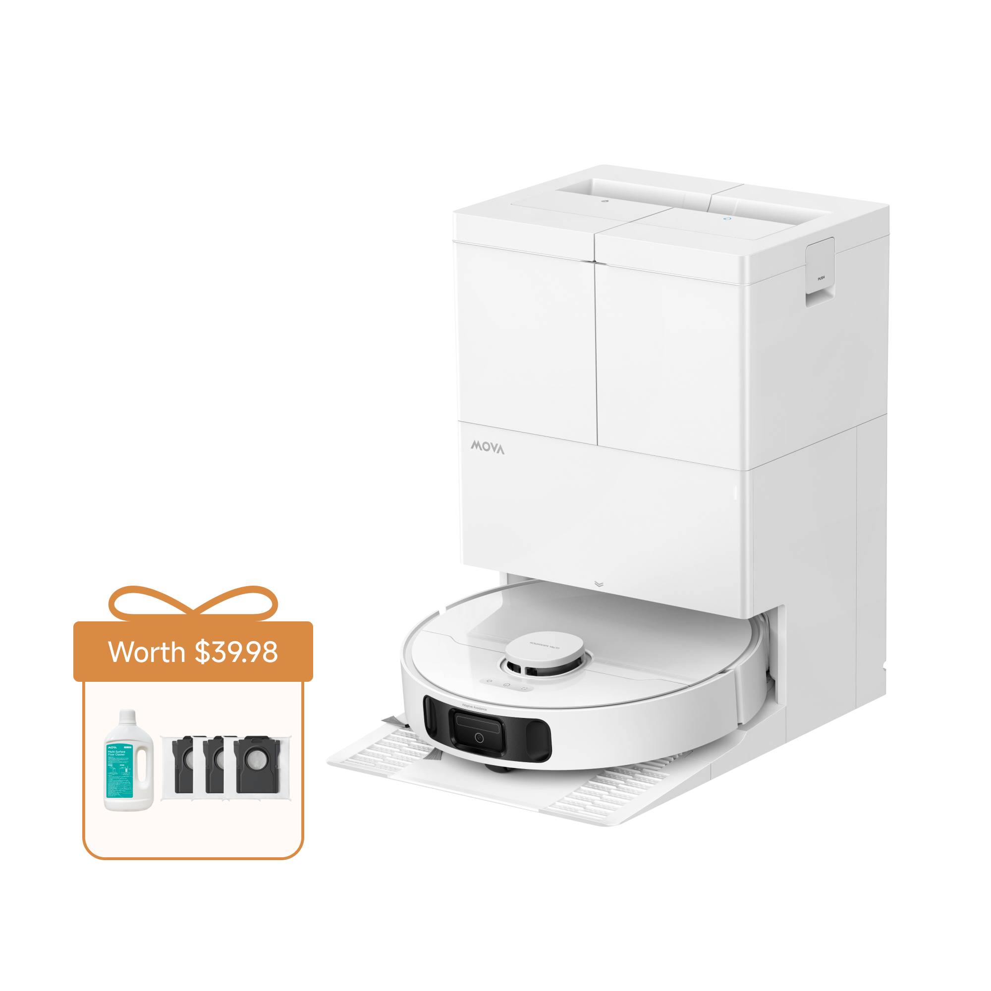 MOVA P20 Ultra + Floor Cleaner + Dust Collection Bag