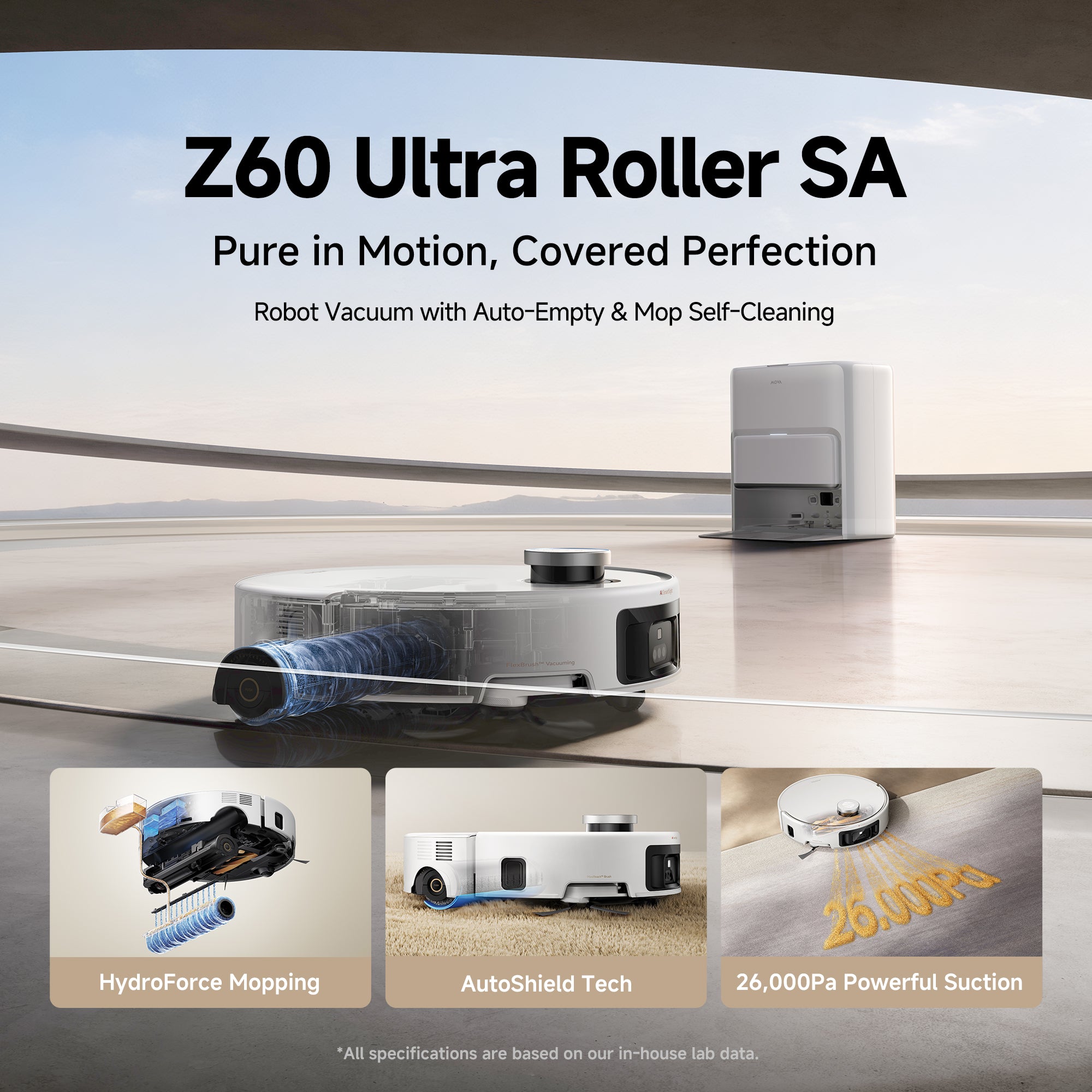 MOVA Z60 Ultra Roller SA Robot Vacuum & Mop | MOVA US