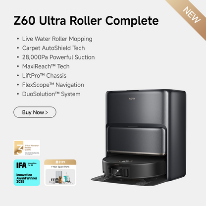 【Live Only】Z60 Ultra Roller Complete Robot Vacuum